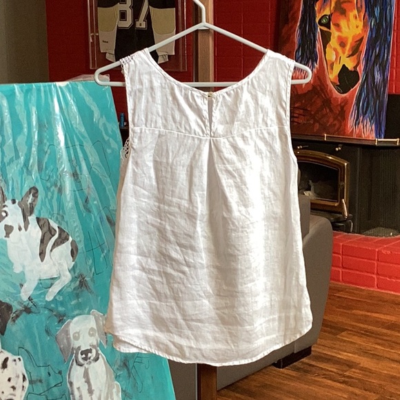 Part Two linen top. - Picture 2 of 3